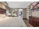 Comfortable bedroom featuring king bed, dresser, and modern decor at 6900 N Ocean Blvd. # 842, Myrtle Beach, SC 29577