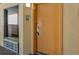 Exterior door of unit 842 with secured entry lock at 6900 N Ocean Blvd. # 842, Myrtle Beach, SC 29577
