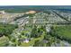 Aerial view of the neighborhood features homes with lush landscaping, trees, and a clear view of the surrounding area at 752 Hobonny Loop, Longs, SC 29568