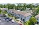 Aerial view of townhomes showcasing the lush surroundings, parking, and beautiful community layout at 81 Shadow Moss Pl. # 81, North Myrtle Beach, SC 29582