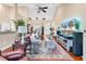 Inviting living room with a high ceiling, large television, and open floor plan at 1009 Maccoa Dr., Conway, SC 29526