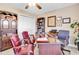 Classic office space with bookshelves, desk, and rich wood finishes at 1009 Maccoa Dr., Conway, SC 29526