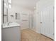 Clean bathroom featuring tile flooring, double sinks and great lighting at 1016 Laurens Mill Dr., Myrtle Beach, SC 29579