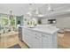 Kitchen featuring quartz island, stainless steel appliances, and open floor plan at 117 Black Water Dr., Murrells Inlet, SC 29576