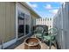 Inviting backyard space featuring a fire pit, patio chairs, and a view of the well-maintained perimeter fencing at 1311 Turkey Ridge Rd. # A, Surfside Beach, SC 29575
