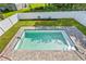 Aerial view of the private outdoor swimming pool and manicured garden at 1718 26Th Ave. N, North Myrtle Beach, SC 29582