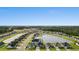Aerial view of the property and surrounding neighborhood with pond views at 347 Leste Rd., Myrtle Beach, SC 29588
