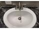 Close-up of the bathroom sink featuring a white basin and brushed nickel faucet at 364 Jamie Rd., Galivants Ferry, SC 29544