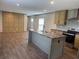 Spacious kitchen featuring an island, stainless steel appliances, and modern cabinets at 364 Jamie Rd., Galivants Ferry, SC 29544
