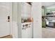 Laundry area is located next to the kitchen at 4221 Hibiscus Dr. # 8-203, Little River, SC 29566