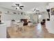 Spacious living room with multiple ceiling fans and sliding doors at 4221 Hibiscus Dr. # 8-203, Little River, SC 29566