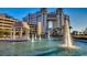 Picturesque fountain and gazebo in front of a resort-style building at 4986 Salt Creek Ct., North Myrtle Beach, SC 29582