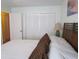 Bright main bedroom features a large closet, neutral decor, and a serene, inviting feel at 500 Fairway Village Dr. # 4-F, Myrtle Beach, SC 29588