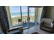 Inviting balcony with ocean views and seating, perfect for relaxation and enjoying coastal scenery at 5300 N Ocean Blvd. # 442, Myrtle Beach, SC 29577