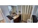 Bathroom featuring a granite vanity top, large mirror and good lighting at 5300 N Ocean Blvd. # 442, Myrtle Beach, SC 29577