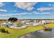 Aerial view of community pool, lazy river, and surrounding amenities at 534 Calhoun Falls Dr., Myrtle Beach, SC 29579