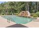 Inviting pool with a unique rock waterfall and waterslide feature at 664 Oxbow Dr., Myrtle Beach, SC 29579