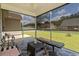 Relaxing screened-in porch overlooking a lush green lawn at 716 Weston Dr., Conway, SC 29526