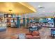 Spacious restaurant featuring tables, chairs, bar seating, and modern decor at 7200 N Ocean Blvd. # 459, Myrtle Beach, SC 29572