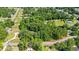 Aerial view showcasing the lush tree coverage of the property and the nearby neighborhood at 938 Fox Hollow Rd., Conway, SC 29526