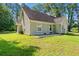 Backyard view showing the patio and siding of the home at 938 Fox Hollow Rd., Conway, SC 29526