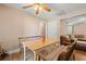 Comfortable dining area provides access to living room and the kitchen at 938 Fox Hollow Rd., Conway, SC 29526