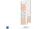 Floor plan with room dimensions at 1003 S Ocean Blvd. # 802, North Myrtle Beach, SC 29582