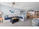 Inviting living room with plush seating and open layout at 1003 S Ocean Blvd. # 802, North Myrtle Beach, SC 29582