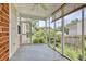 The screen porch has an open view of the backyard at 1024 Palmetto St., Georgetown, SC 29440