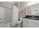 Cozy bathroom with white tile flooring and granite countertop at 1106 Bluffton Ct., Myrtle Beach, SC 29579