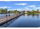 Scenic view of a marshwalk with people enjoying a walk over the water on a clear day at 1201 Crooked Hook Rd., North Myrtle Beach, SC 29582