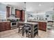 Spacious kitchen featuring stainless steel appliances, a large island, and modern cabinetry at 121B 7Th Ave. S, Surfside Beach, SC 29575