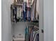 Walk-in closet featuring wire shelving with hanging clothes, folded clothing, and shoes at 1253 Kenworth Circle, Conway, SC 29526