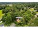 Aerial view of a secluded home surrounded by lush greenery, showcasing its private setting at 1272 Park Hill Dr., Conway, SC 29526