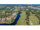 Aerial view of luxury homes on a golf course community with beautiful waterfront views at 1503 Cadiz Dr., Myrtle Beach, SC 29579