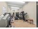 Basement gym with mirrored wall and exercise equipment at 157 Pottery Landing Dr., Conway, SC 29526