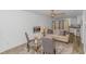 Comfortable living space with fireplace, stylish furniture and a ceiling fan at 175 Cypress Ln., Little River, SC 29566