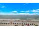 Expansive ocean view from above, showing beach, surf, and clear sky at 201 S Ocean Blvd. # 616, Myrtle Beach, SC 29577