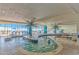 Fun indoor pool featuring tropical-themed decorations and ample space for and adults to enjoy at 201 S Ocean Blvd. # 616, Myrtle Beach, SC 29577