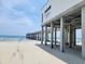 Underneath view of Surfside Pier, showcasing beachfront access at 207 Double Eagle Dr. # E-1, Surfside Beach, SC 29575
