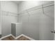 Spacious walk-in closet with ample shelving and storage space, ideal for organization at 2135 Starduster Ln., Little River, SC 29566