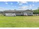 Spacious backyard with decks and new construction house at 241 Fannie B Rd., Conway, SC 29526