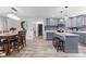 Spacious kitchen with modern appliances, ample countertop space, and decorative lighting at 241 Fannie B Rd., Conway, SC 29526