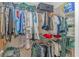 This walk-in closet features an abundance of shelving and clothing racks for maximum storage at 2454 Glen Dr., Little River, SC 29566