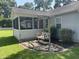 Backyard with screened-in porch and swing at 312 Trace Run, Myrtle Beach, SC 29588