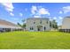 Large, well-maintained backyard with a black fence and kiddie pool is ideal for outdoor entertaining and play at 317 Truce St., Myrtle Beach, SC 29588