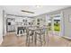 Inviting kitchen with a center island, stainless steel appliances, and adjacent dining area at 317 Truce St., Myrtle Beach, SC 29588