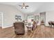 Inviting living room with vaulted ceilings, comfortable seating, and ample natural light at 3864 Journeys End Rd., Murrells Inlet, SC 29576
