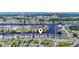 This aerial view shows the property's location on the Intracoastal Waterway near Coastal North Town Center at 4518 N Plantation Dr. # G-5, Little River, SC 29566