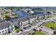 Aerial view of Carolina Yacht Landing, showcasing the buildings and parking areas at 4518 N Plantation Dr. # G-5, Little River, SC 29566